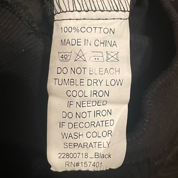 PacSun Corduroy Black Hoodie Size Small - Picture 9 of 9